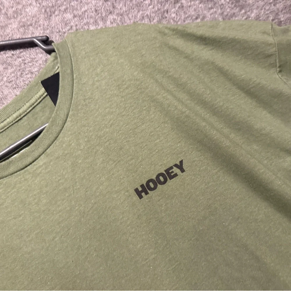 Hooey Tee Shirt Mens 3XL military green Graphic Soft Rodeo Western Farm NWT - Picture 3 of 10